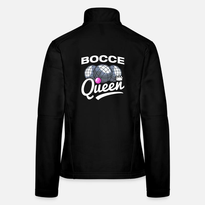 Joueuse de bocce Queen Petanque Boule Veste en tissu softshell Femme