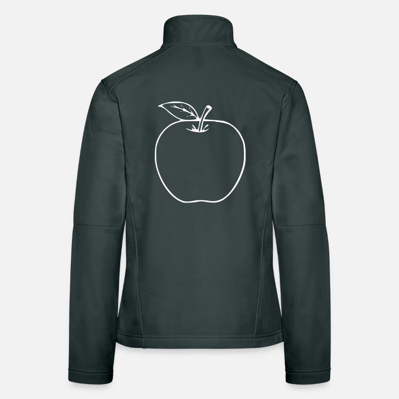 Apple Minimalist Gift Women's Softshell Jacket