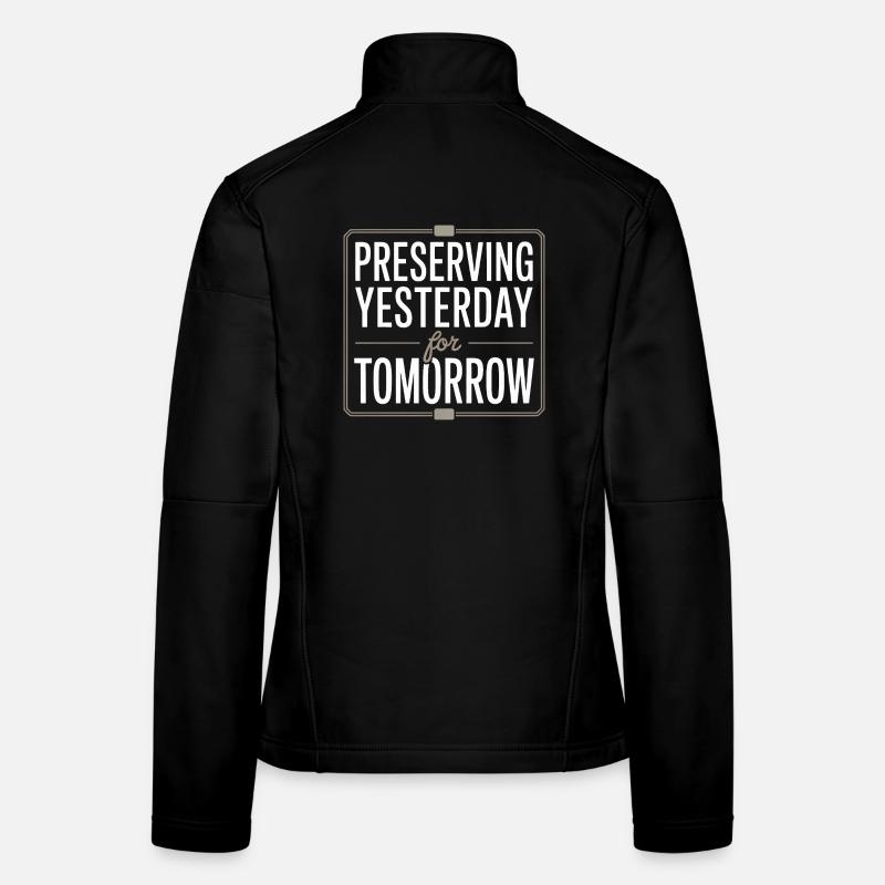Préserver hier pour demain Veste en tissu softshell Femme