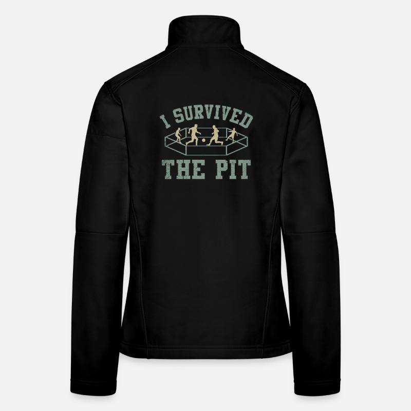 I Survived The Pit Ring Women's Softshell Jacket