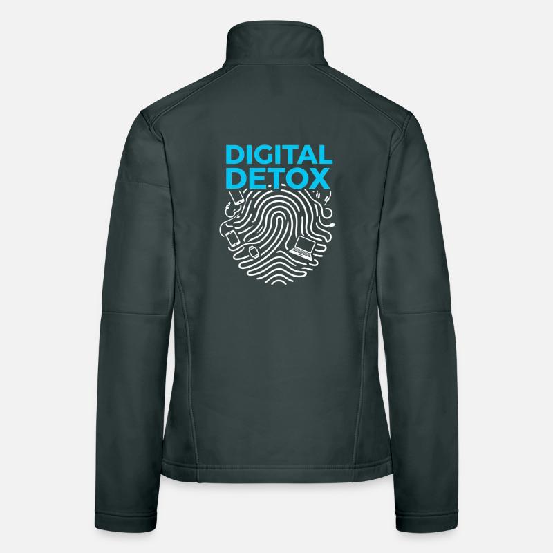 Détox numérique Veste en tissu softshell Femme
