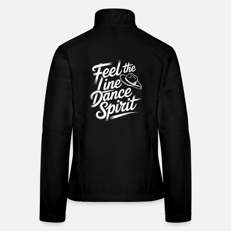 Script du Spirit Brush de la danse en ligne Veste en tissu softshell Femme