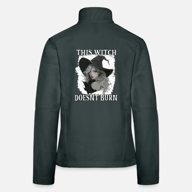 Witch decoration Halloween gift for witch fans Women's Softshell Jacket