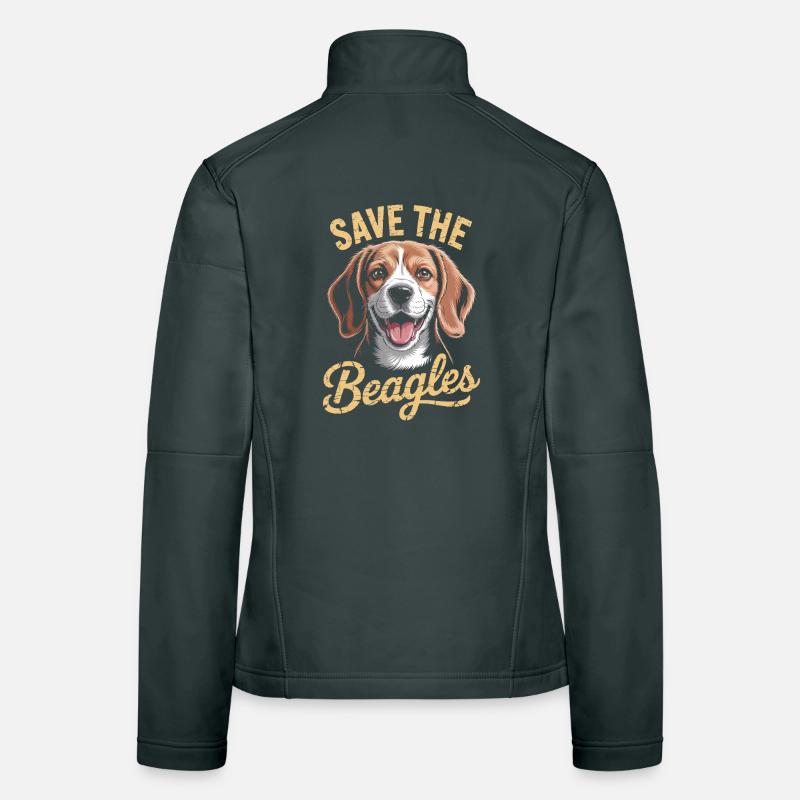 Save the Beagles Women's Softshell Jacket
