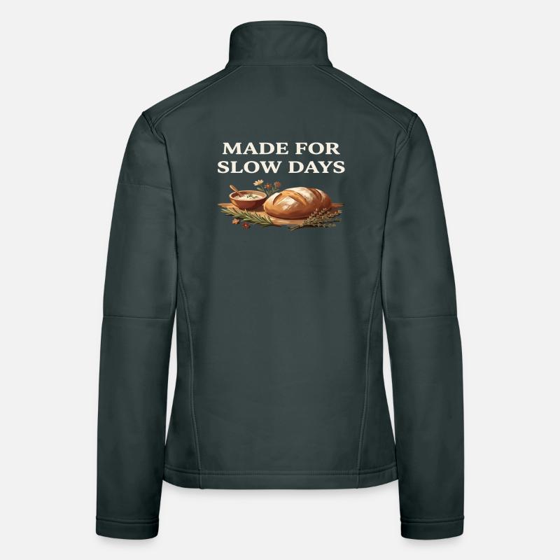 Slow Days Bread Herb Trost Cottagecore Farm Frauen Softshelljacke
