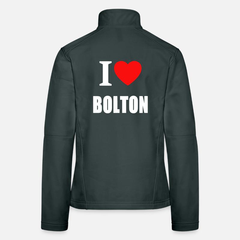 Ich liebe Bolton Frauen Softshelljacke