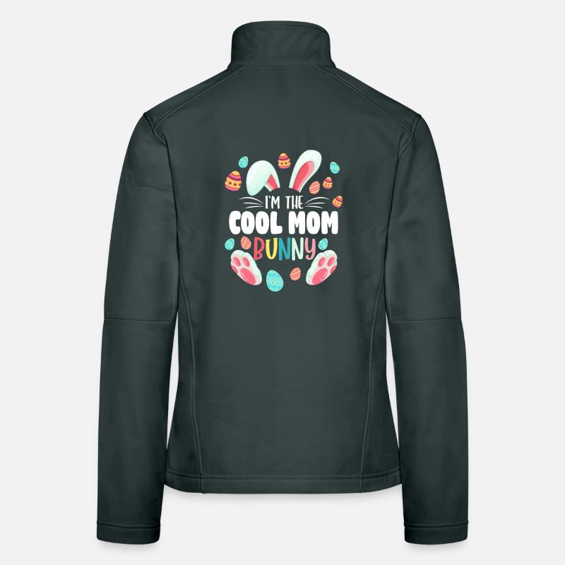 Cooles Mama-Hase-Oster-Tee Frauen Softshelljacke