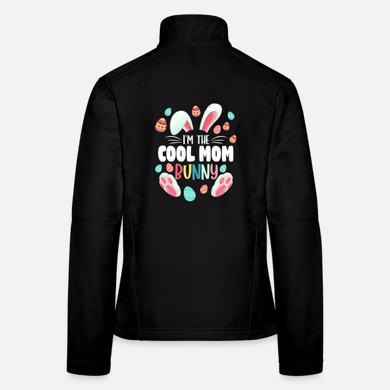 Cooles Mama-Hase-Oster-Tee Frauen Softshelljacke