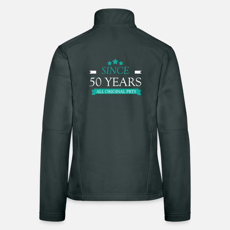 50th birthday, Since 50 years Women's Softshell Jacket