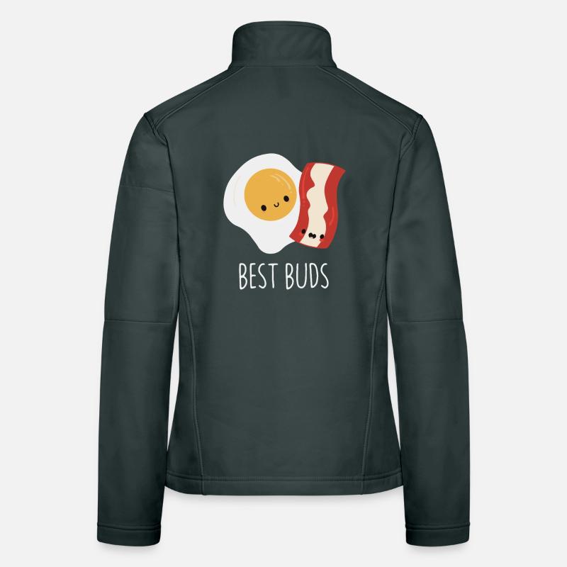 Beste Buds Ei und Speck Frauen Softshelljacke