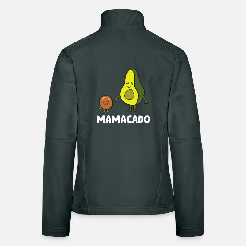 Mamacado Duo Avocado Mom & Pal Women's Softshell Jacket