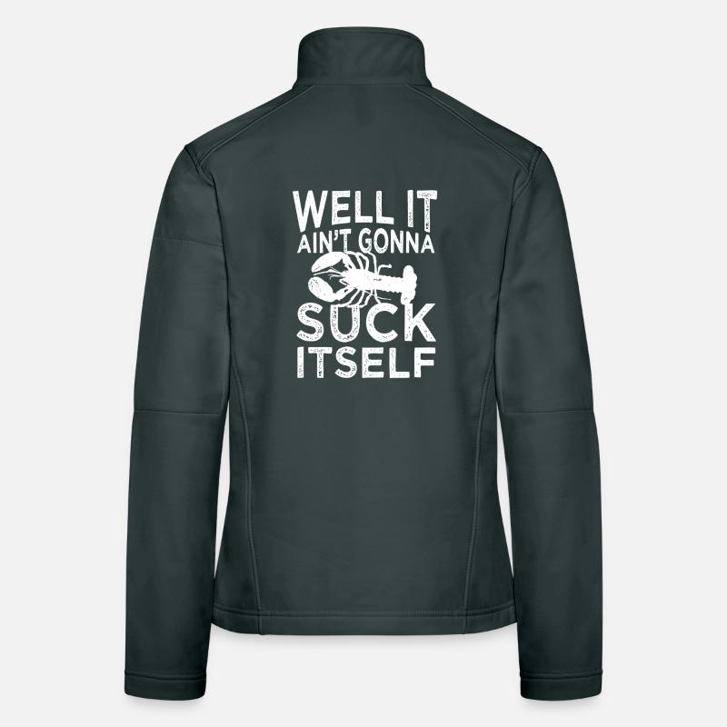 Lobster Bold Slogan Tee Frauen Softshelljacke