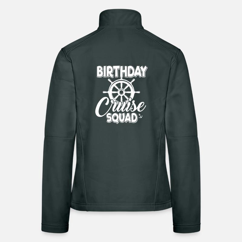 Birthday Cruise Squad Women's Softshell Jacket