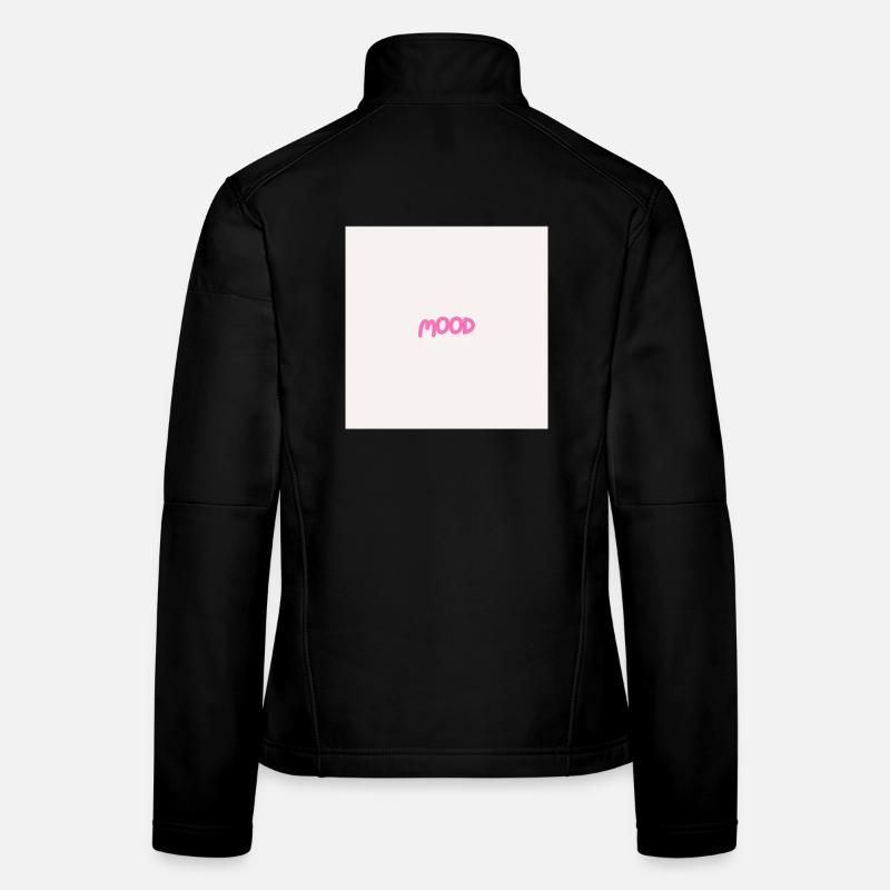 "MOOD" Graphic Tee Design Veste en tissu softshell Femme