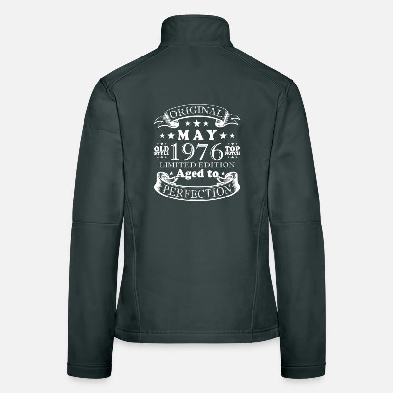 Birthday May 1976 Women's Softshell Jacket