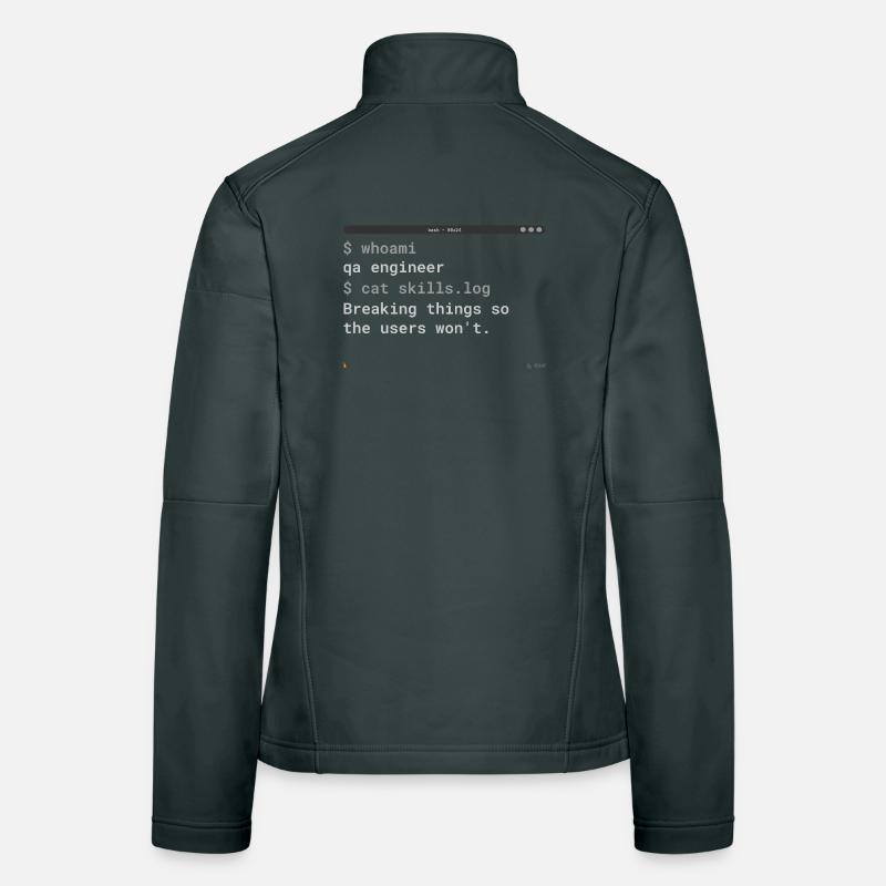 Conception de terminaux pour ingénieur QA - Gift IT Veste en tissu softshell Femme