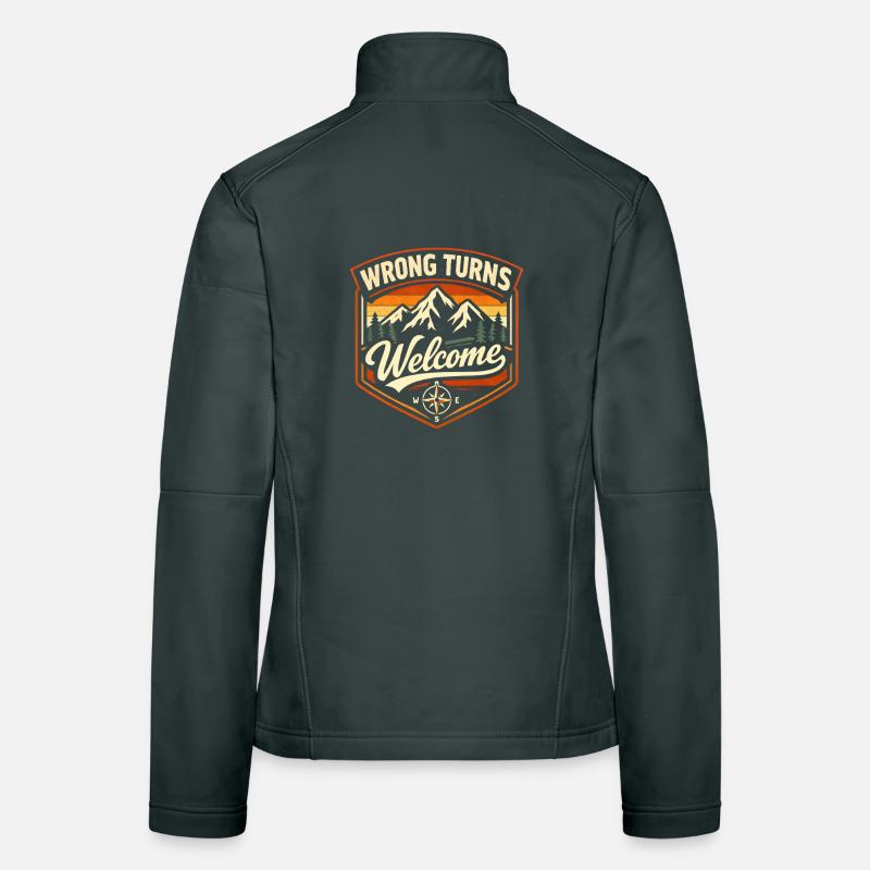 Wrong turn welcome | Adventure Women's Softshell Jacket
