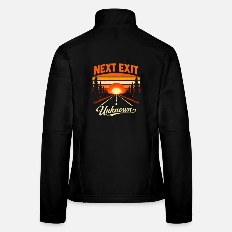Nächste Ausfahrt Unbekannt | Roadtrip Frauen Softshelljacke