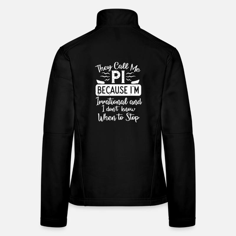 Pi Pun Tee: Irrational und unaufhaltsam Frauen Softshelljacke