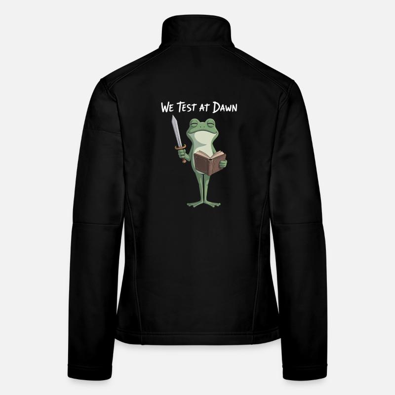 Froschritter liest bei Tagesanbruch Frauen Softshelljacke