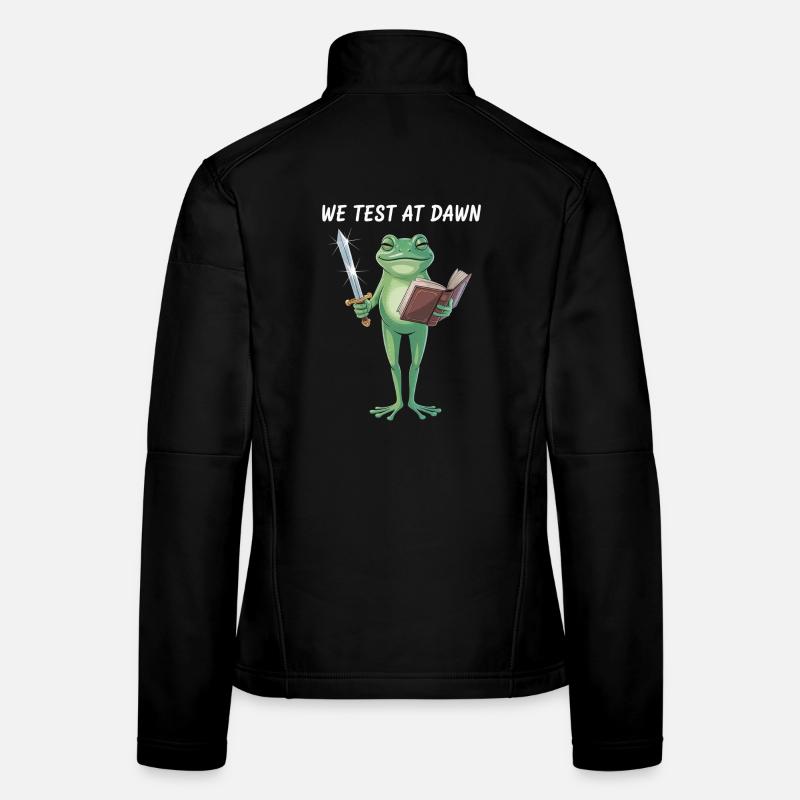 Quête de l’Aube : Épée et Parchemin de la Grenouille Veste en tissu softshell Femme