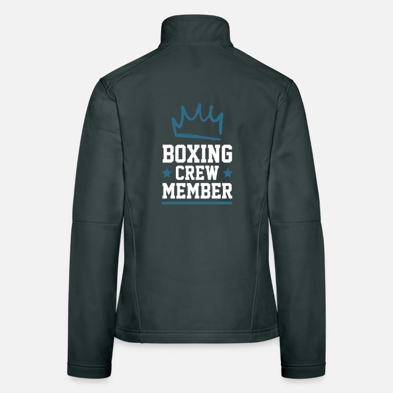 Équipe de boxe Veste en tissu softshell Femme