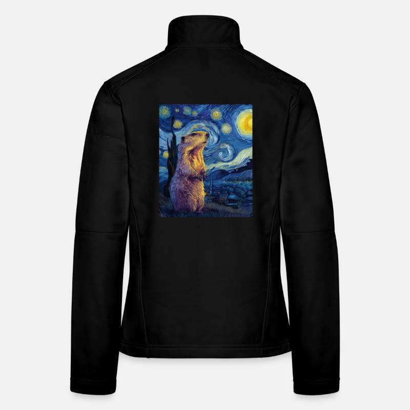 Murmeltier Frauen Softshelljacke