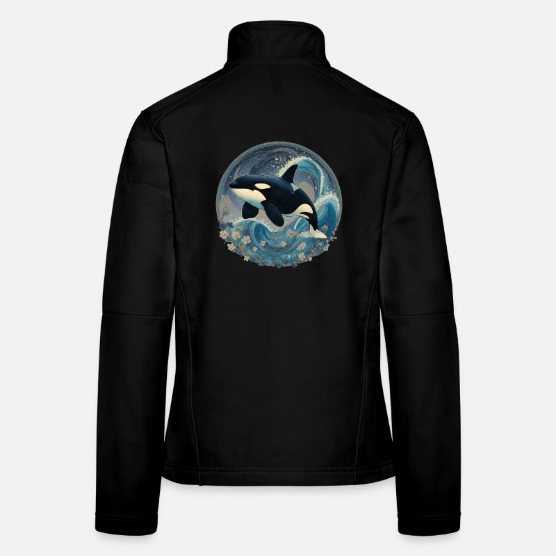 Killer whale Women's Softshell Jacket