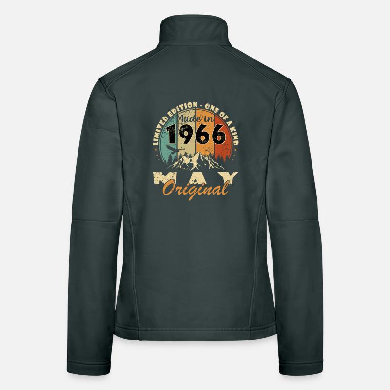 Geburtstagsgeschenk Mai 1966 Frauen Softshelljacke