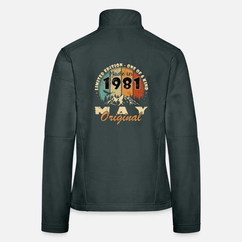 Mai 1981 - mai 1981 Veste en tissu softshell Femme