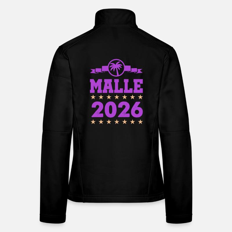 Malle 2026 Logo Veste en tissu softshell Femme