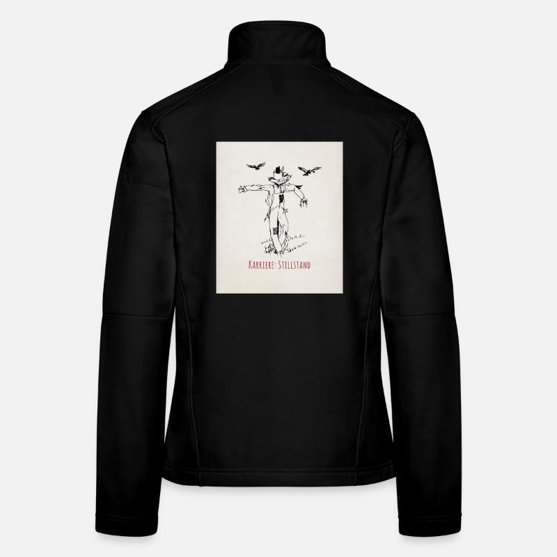 Karriere Stillstand Poster Lustige Vogelscheuche Frauen Softshelljacke