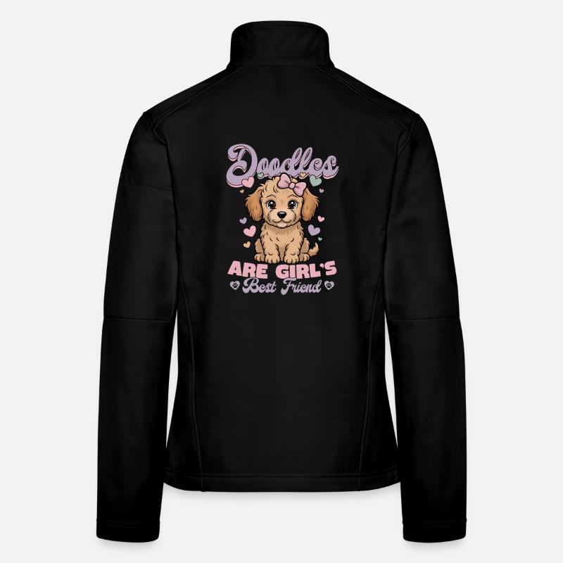Goldendoodle Dog Breed Women's Softshell Jacket
