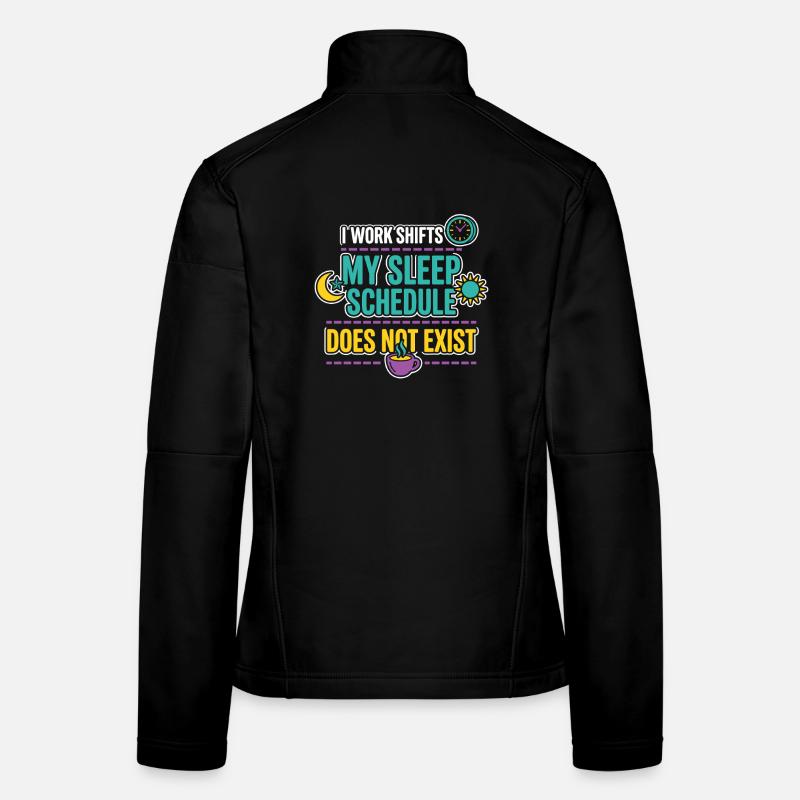 Nachtschicht-krankenschwester, Müde Frauen Softshelljacke