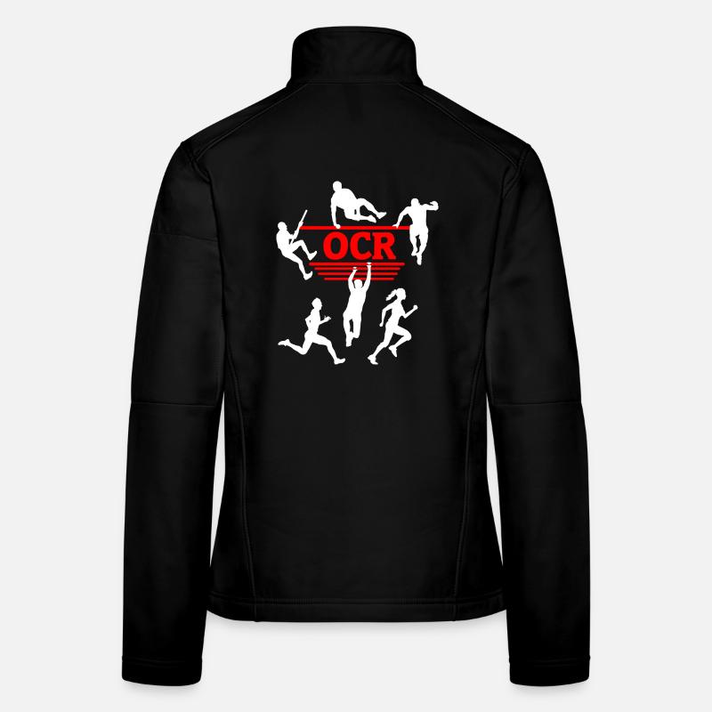 OCR Rouge – Conception de silhouettes d’obstacles Veste en tissu softshell Femme