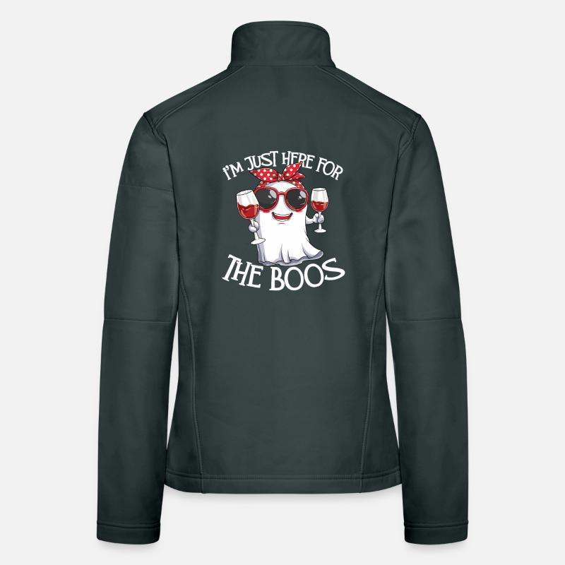 Wein-Geist-Boo-Party Frauen Softshelljacke