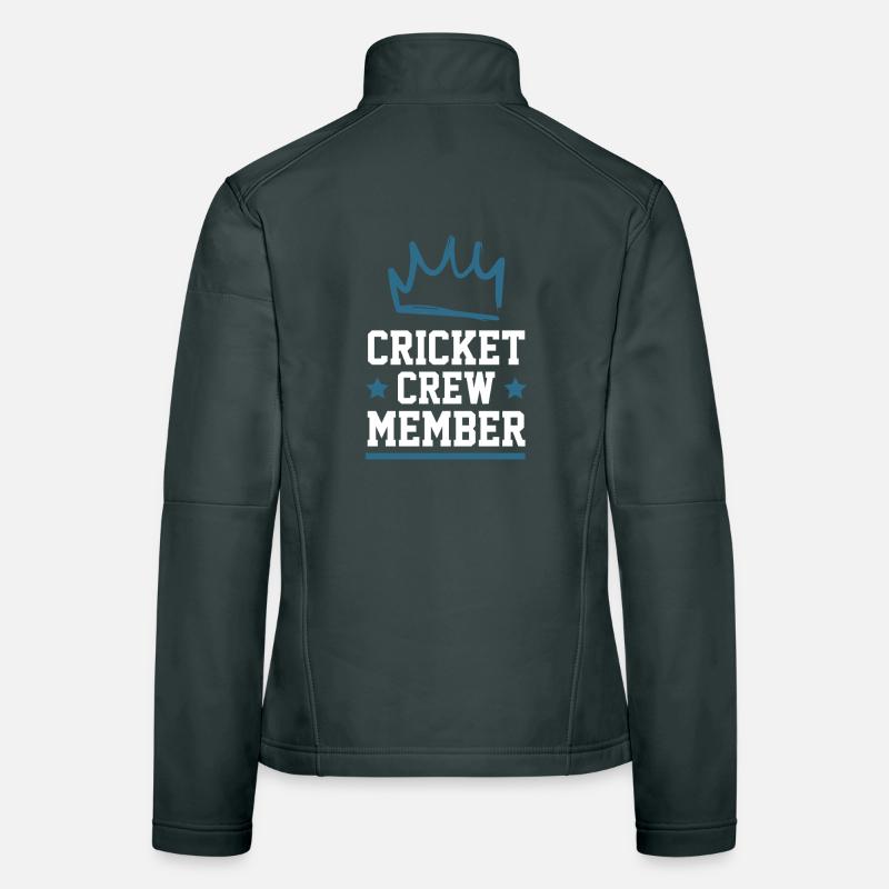 Équipe de cricket Veste en tissu softshell Femme