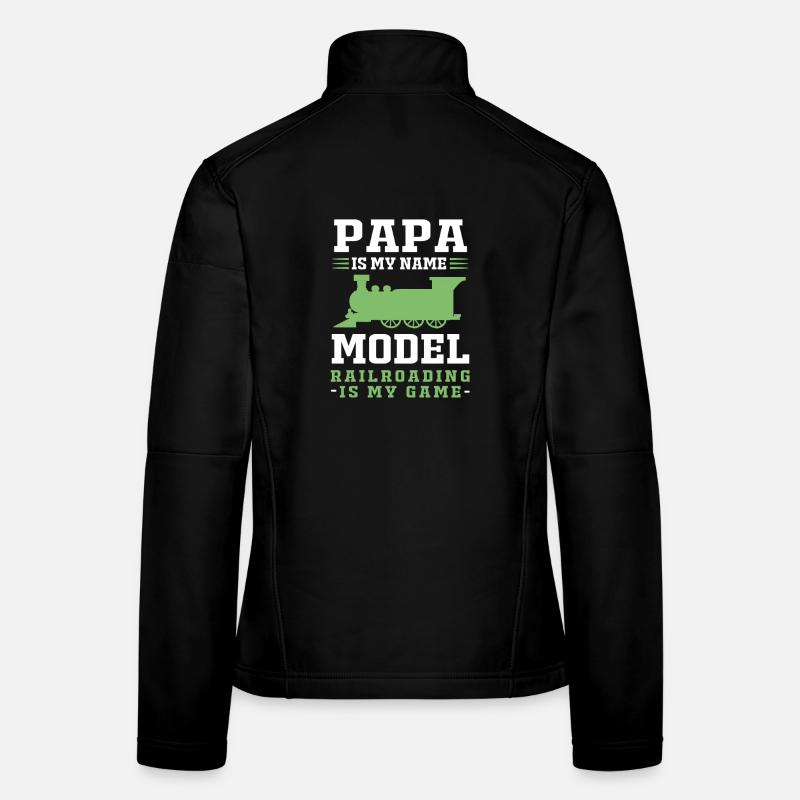 Modelleisenbahn Modellbau Modellbauer Frauen Softshelljacke
