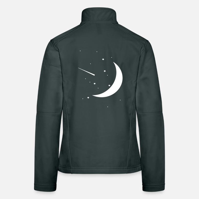Ciel nocturne Veste en tissu softshell Femme