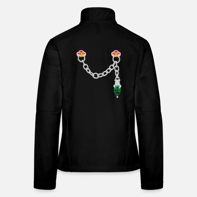 Silver connector Women's Softshell Jacket