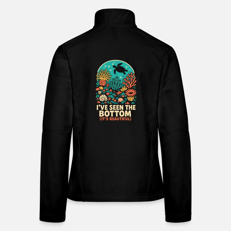 Ich sah den Grund | Riff Tauchen Frauen Softshelljacke