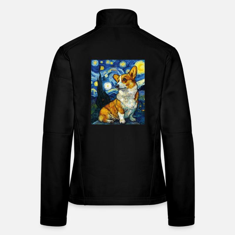 Welsh Corgi Pembroke Frauen Softshelljacke