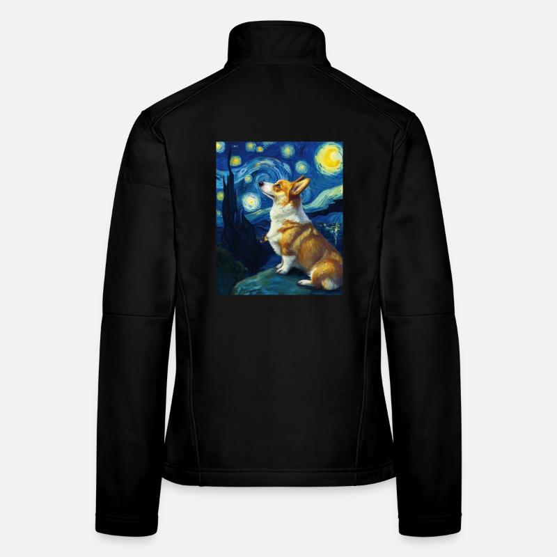 Welsh Corgi Pembroke Frauen Softshelljacke