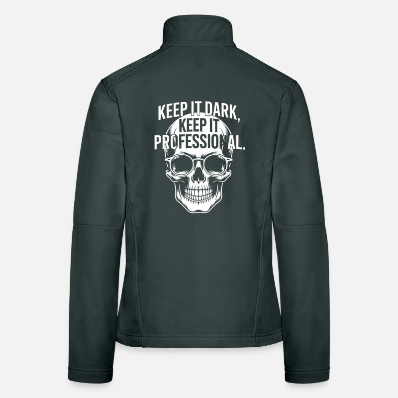 Dark Skull Pro : Restez professionnel Veste en tissu softshell Femme