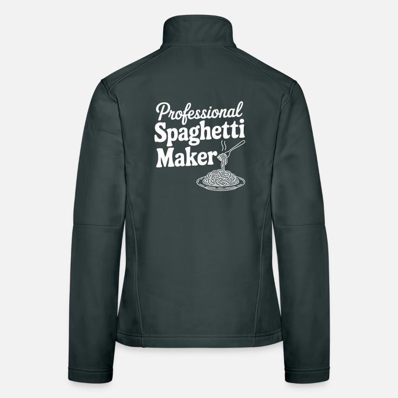 Professioneller Spaghetti-Hersteller Frauen Softshelljacke