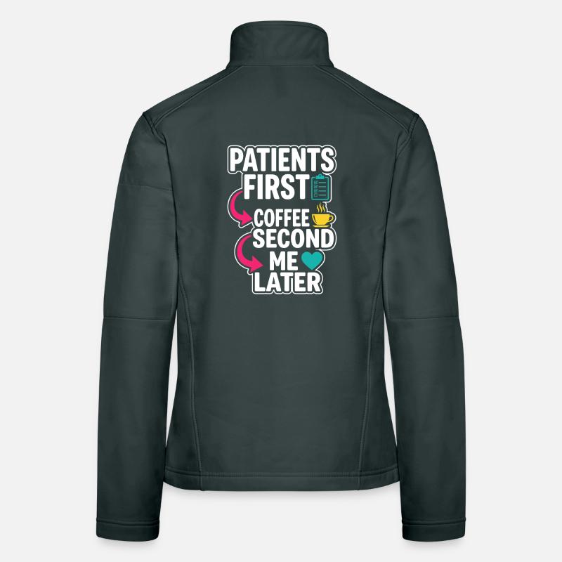 Infirmière de nuit, fatiguée Veste en tissu softshell Femme
