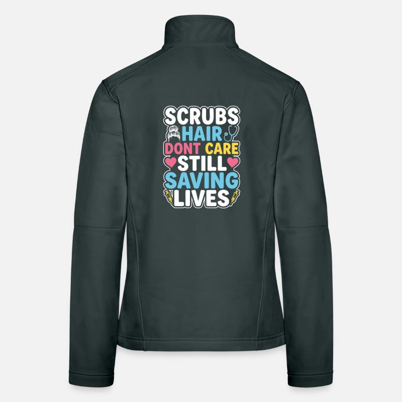 Night Shift Nurse, Tired Women's Softshell Jacket