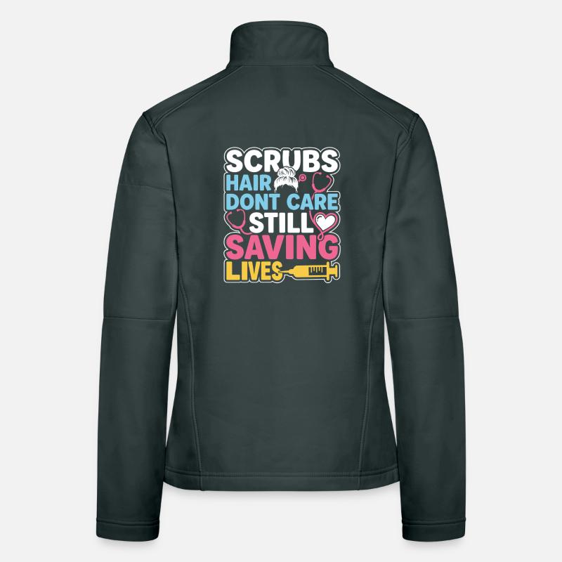 Nachtschicht-krankenschwester, Müde Frauen Softshelljacke