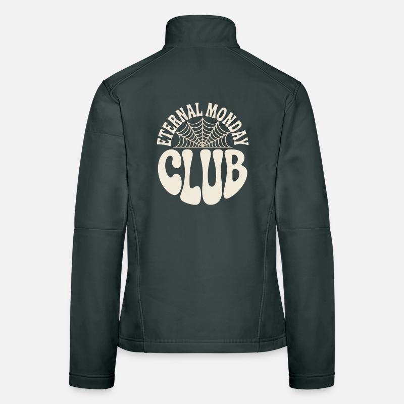 Emerald Monday Club Logo Women's Softshell Jacket