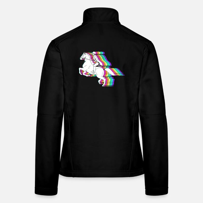 Horse racing Women's Softshell Jacket